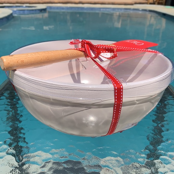 New Rae Dunn BE MINE Mixing Bowl and XOXO Spatula - Picture 4 of 7